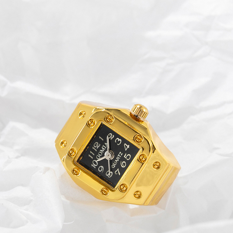 Square gold Black