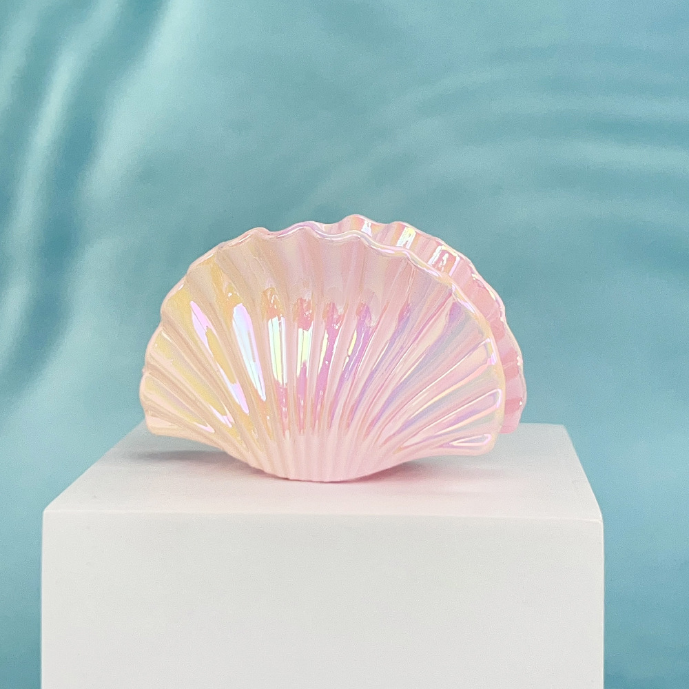 Gradient yellow powder-small shells