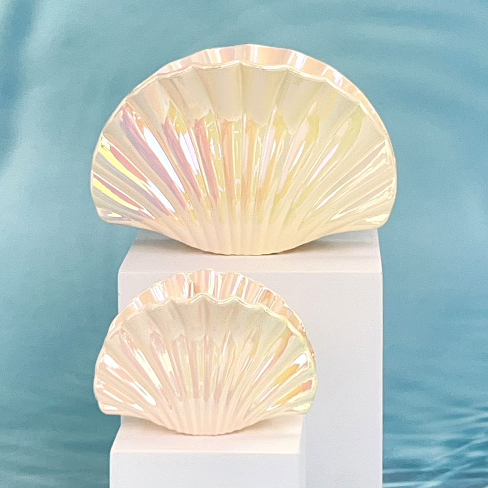 Gradient yellow and purple-shell set