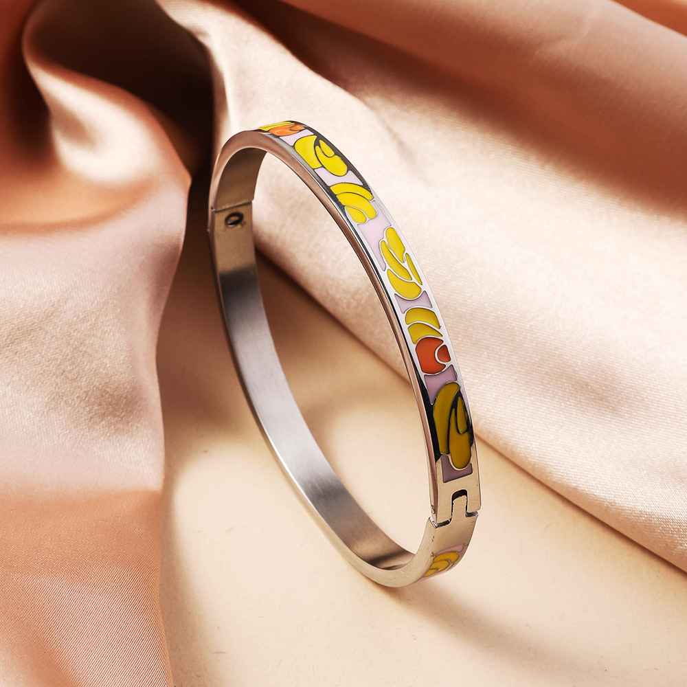 Sz700 (yellow pink orange 1) 6mm wide