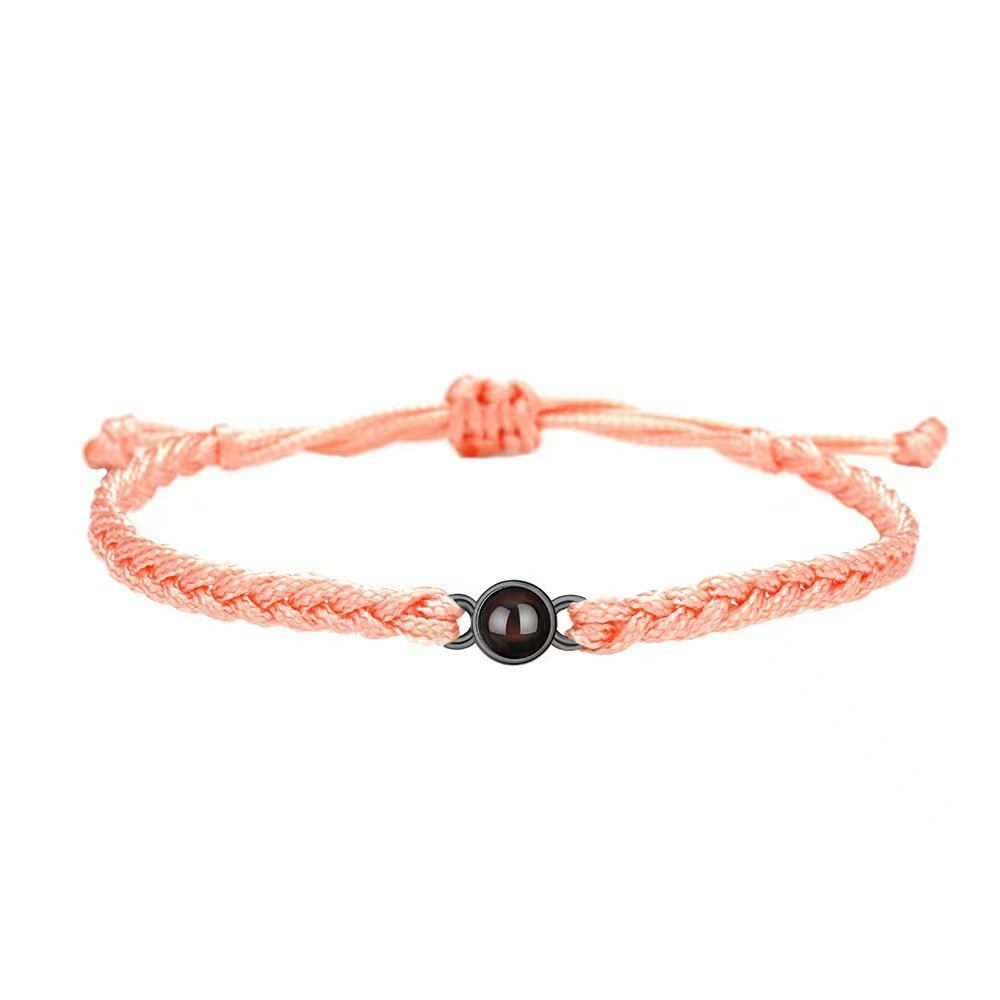 Pink rope   black
