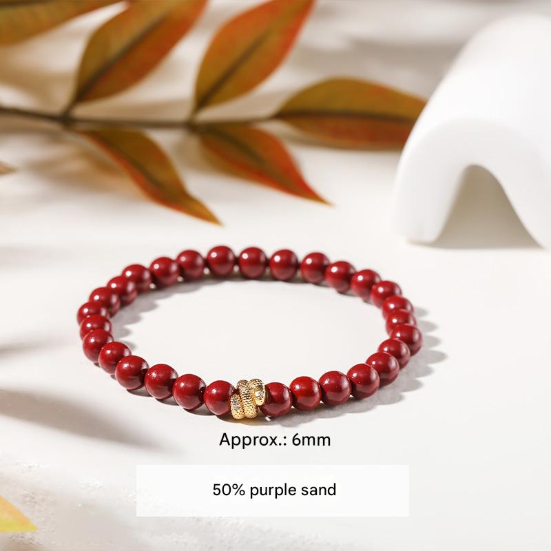 Purple sand gold snake bracelet