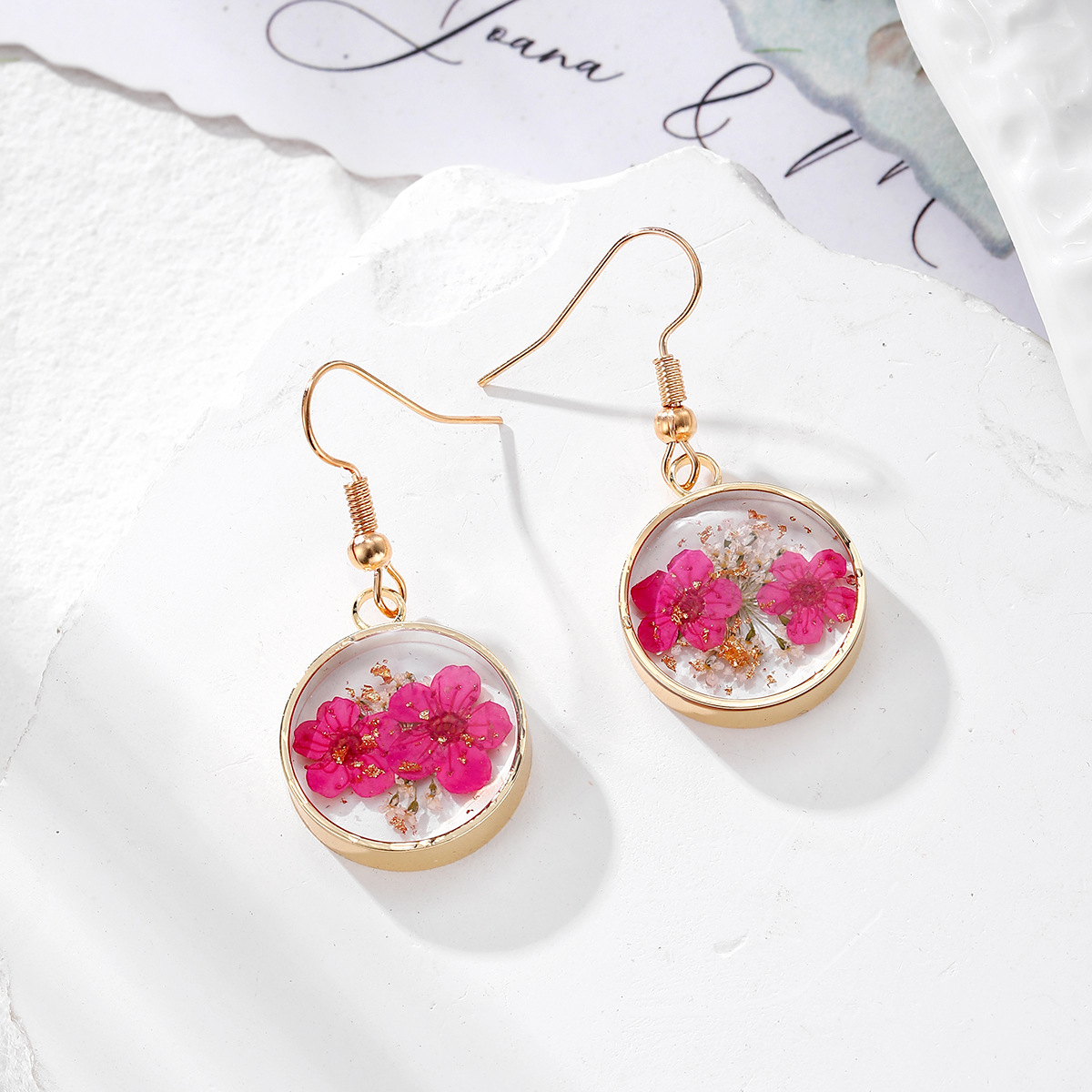 Phnom penh rose red narcissus (gold hook)