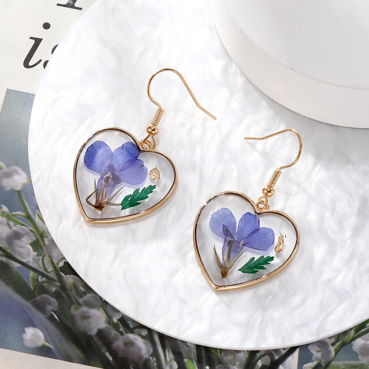 Love dark blue flower