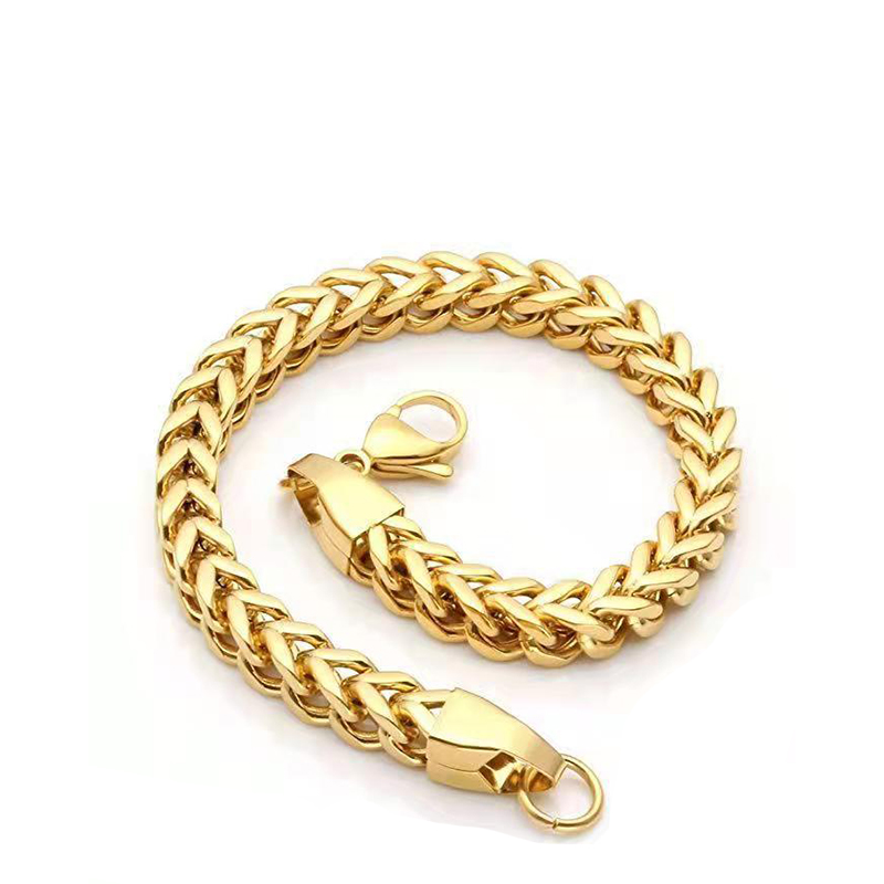 6*6mm gold 21cm long