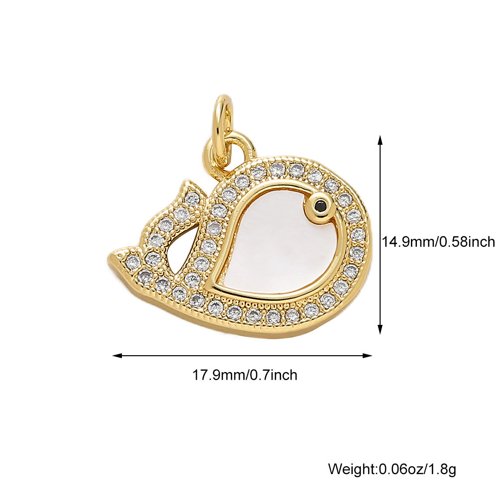 A56 zircon white shell dolphin
