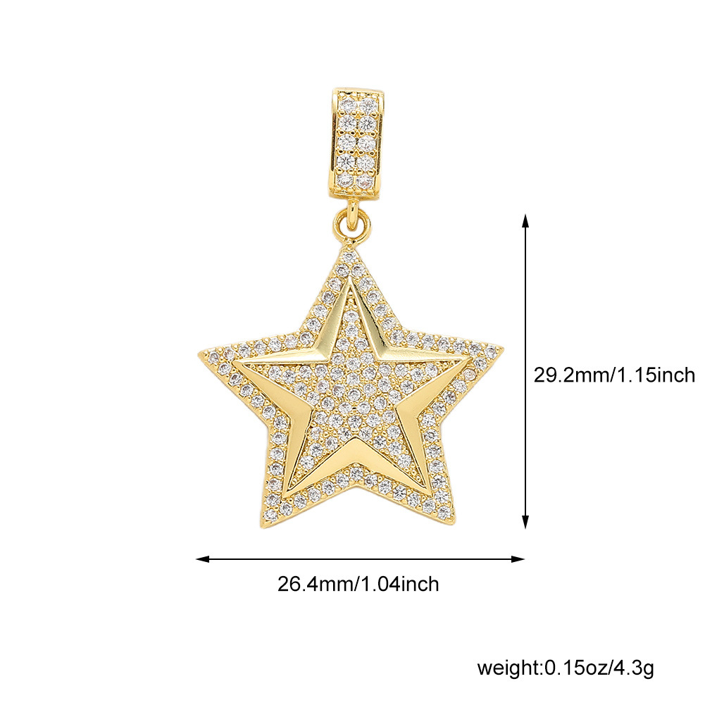 A63 zircon five-pointed star