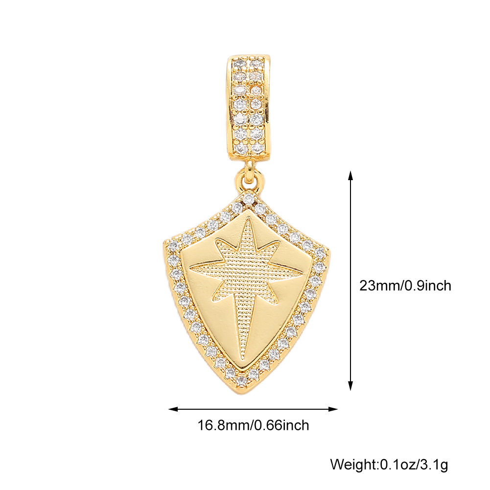 A64 shield eight-pointed star