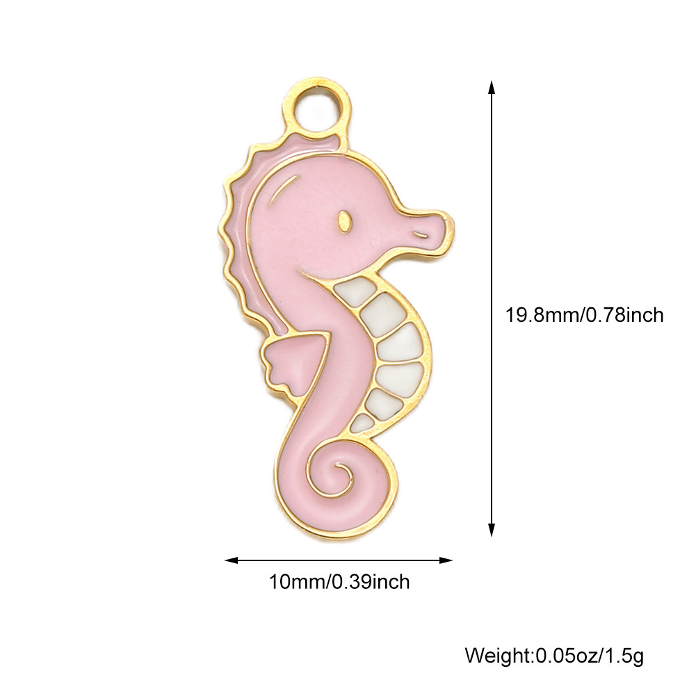 A217 pink seahorse