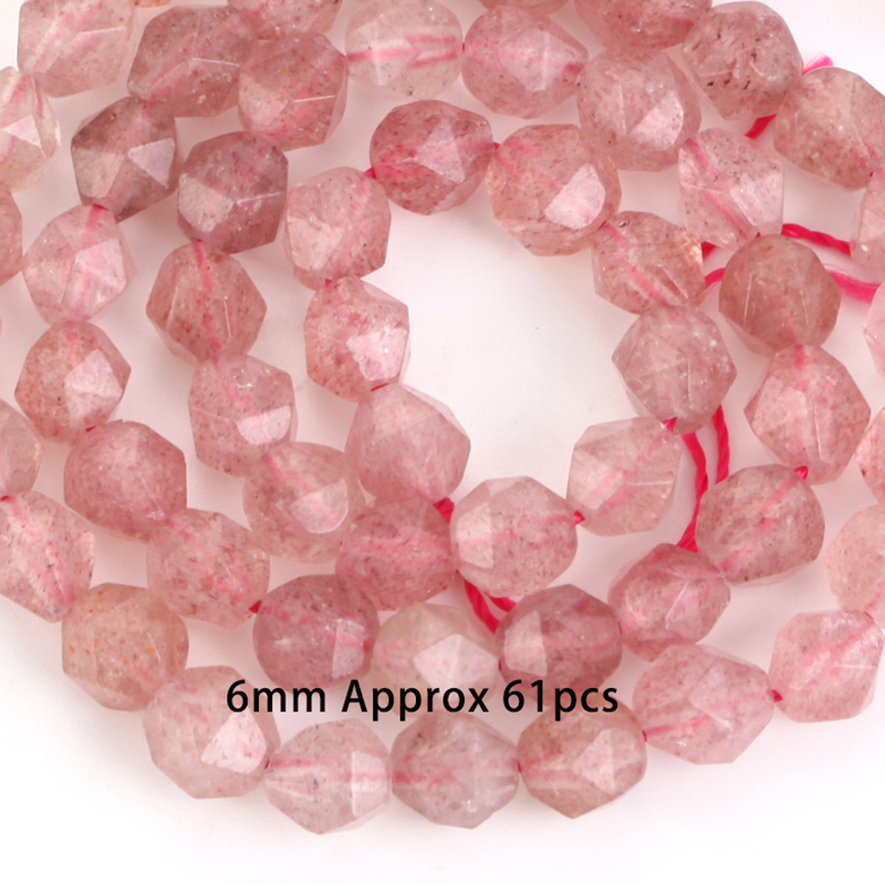 6mm strawberry crystal