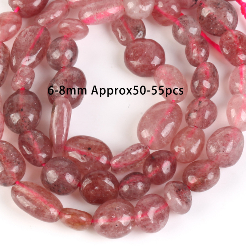 6-8mm shaped strawberry crystal