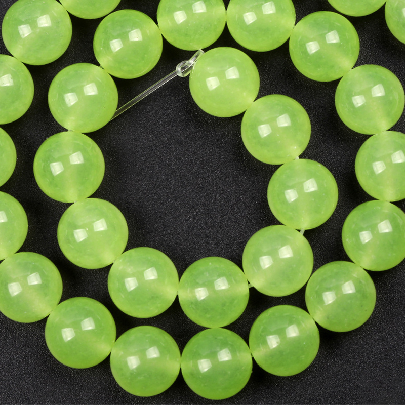 Olive green chalcedony