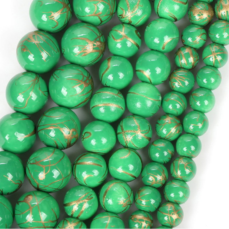 Green gold thread Pine