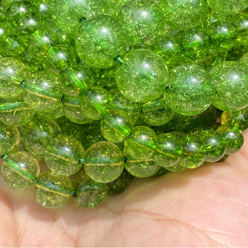 Green floral crystal