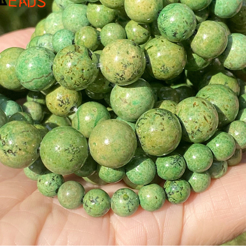 Green grass Stone