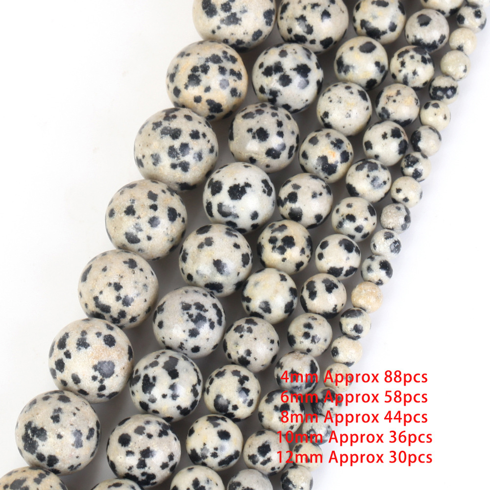 6mm spotted stone
