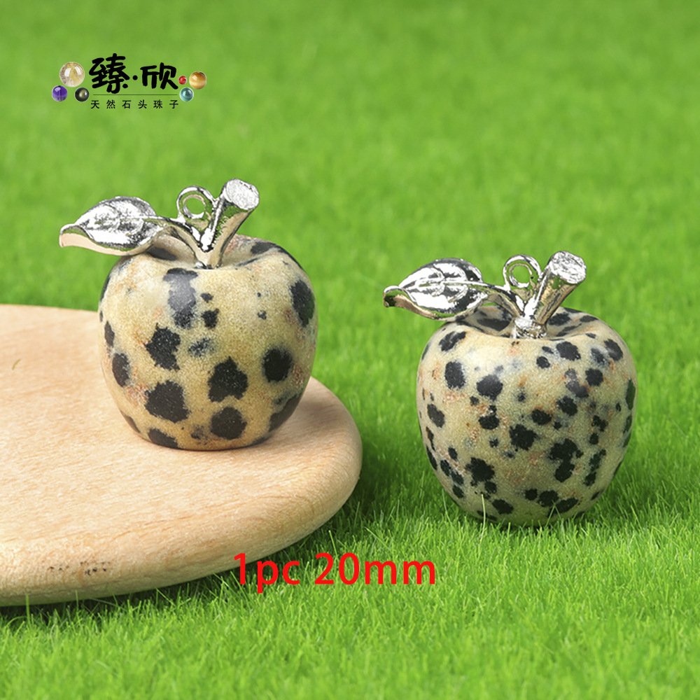 20mm small apple pendant spotted
