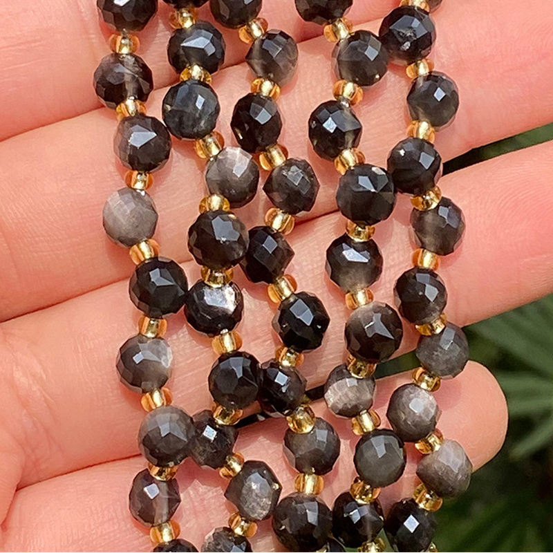 Silver obsidian