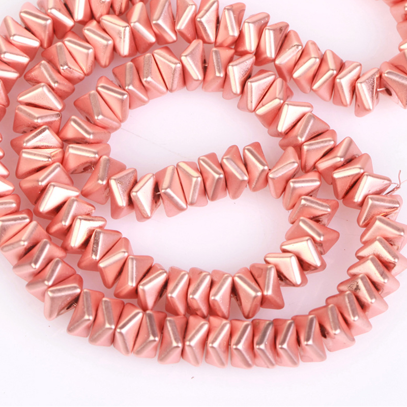frosted rose gold