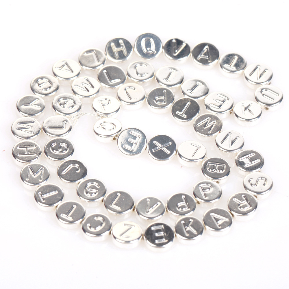 random letters silver