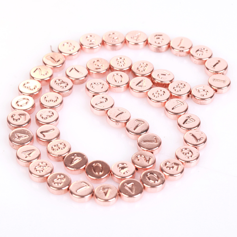 random digital rose gold