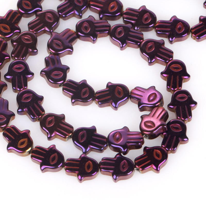 Electroplated purple