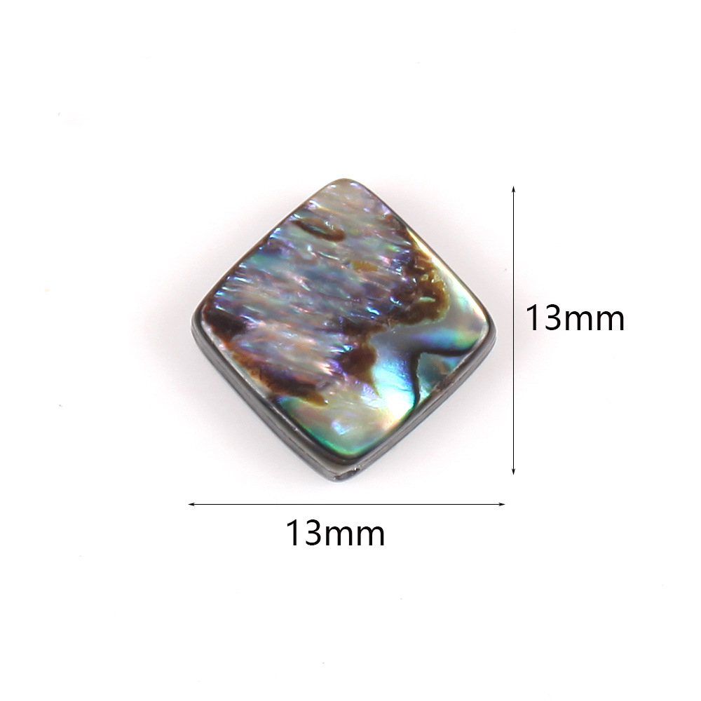 13x13mm diamond abalone shell