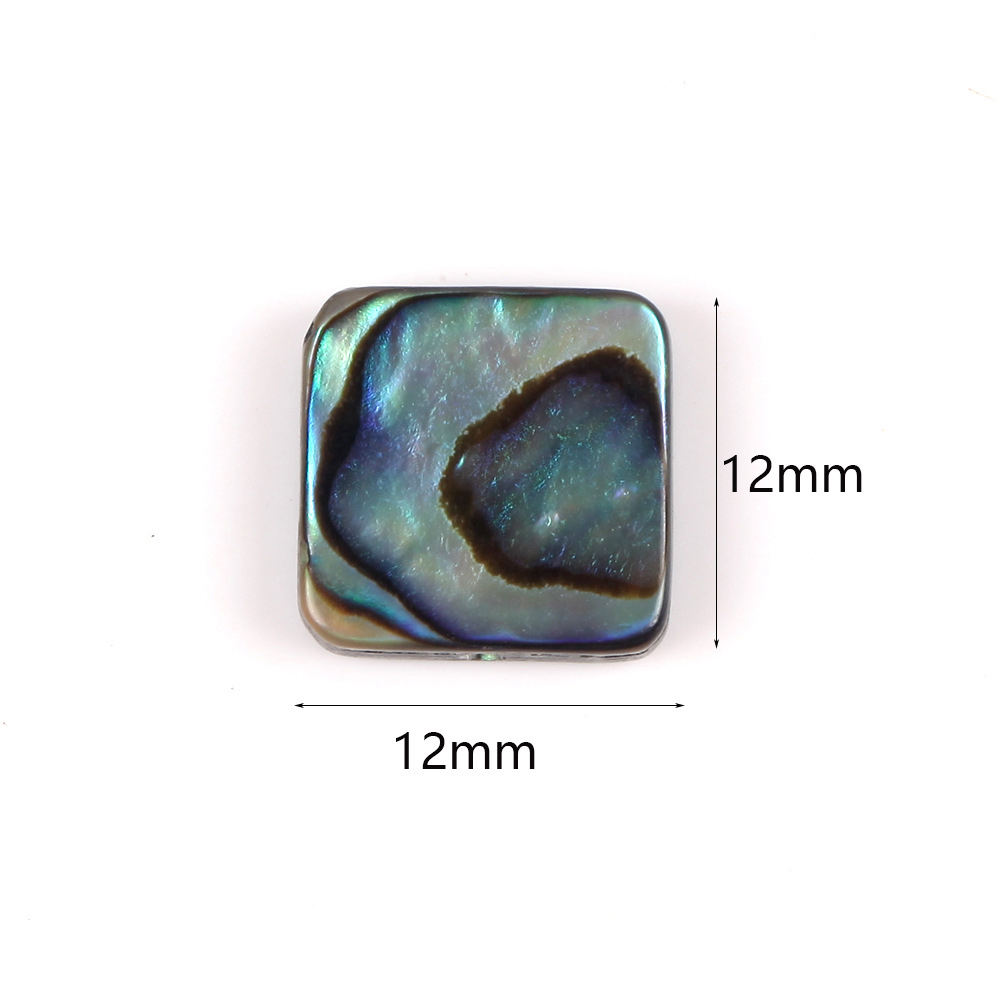 12x12mm cubes abalone shell