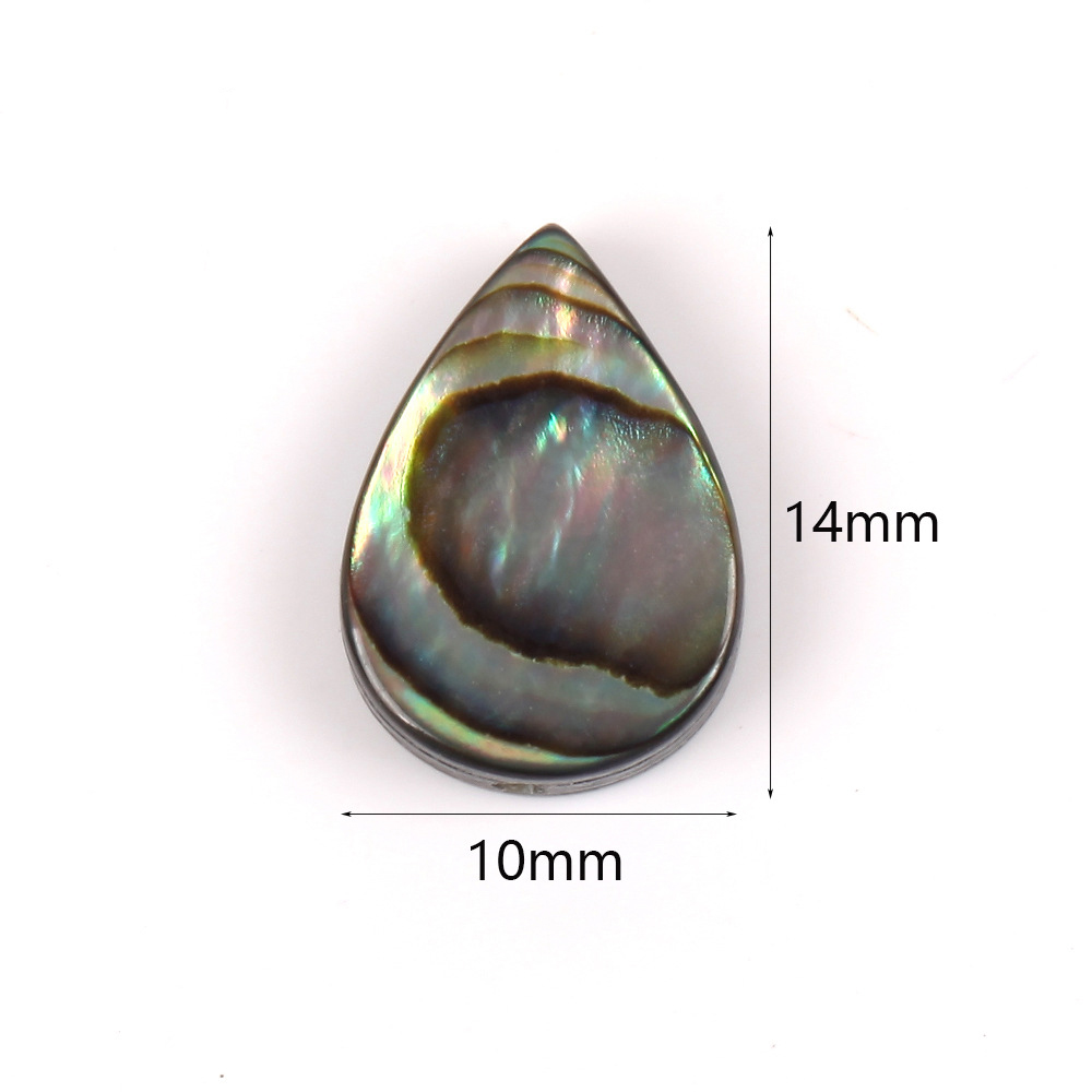 10x14mm drop-shaped vertical wear abalone shellfish