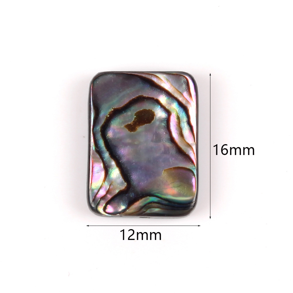 12x16mm cubes abalone shell