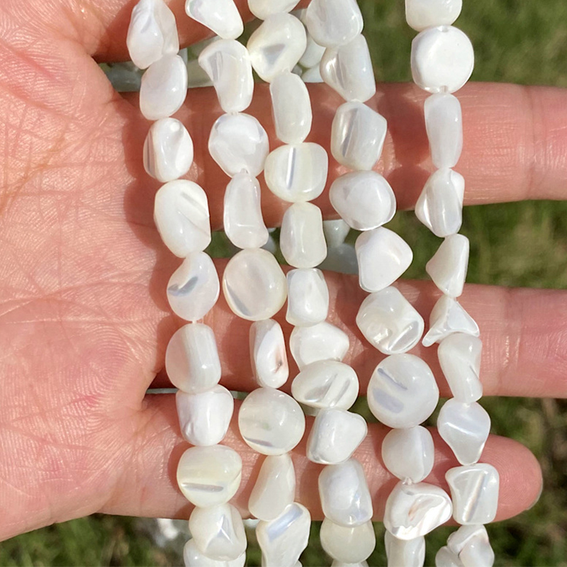 7-8mm seashell gravel white