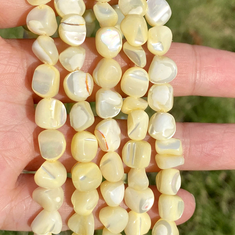 7-8mm seashell gravel yellow