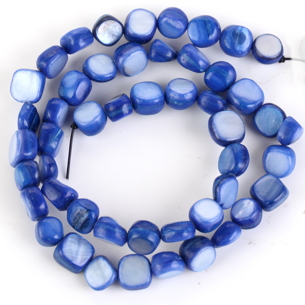 8mm shell sapphire blue
