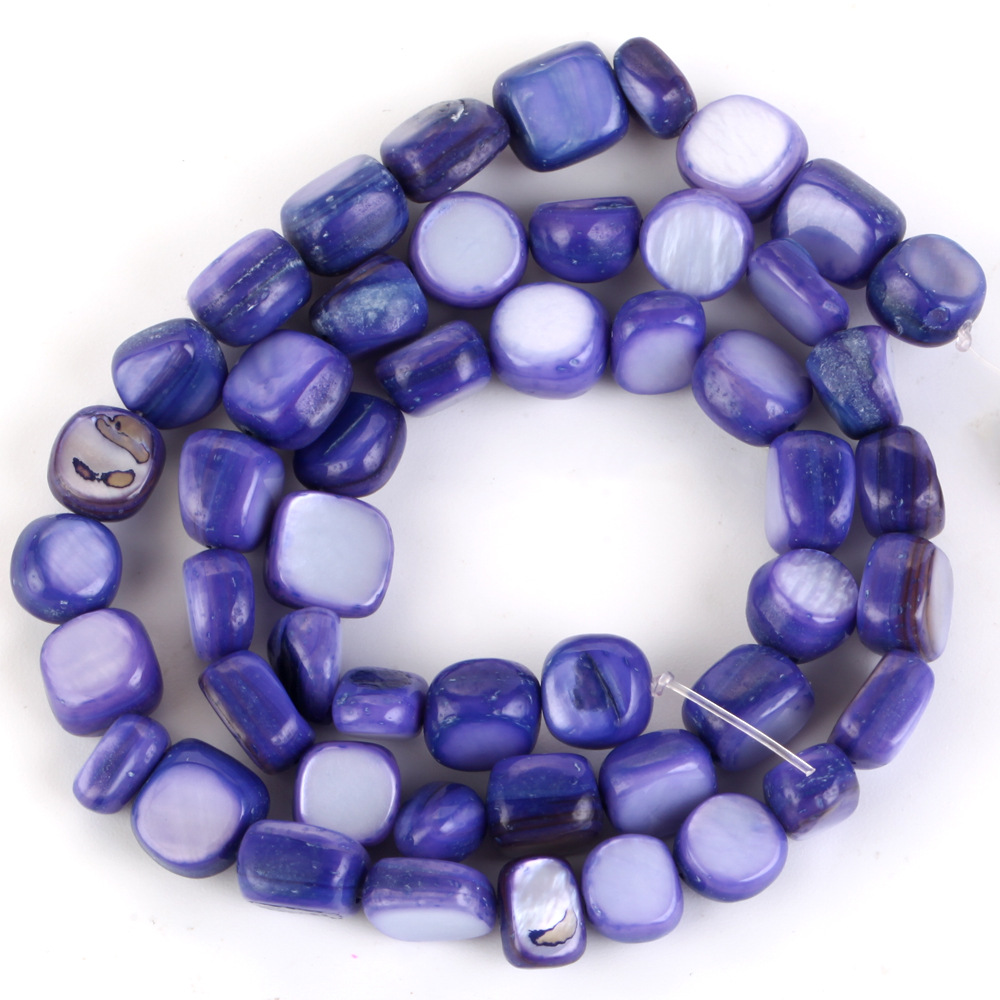 8mm shaped shell purple