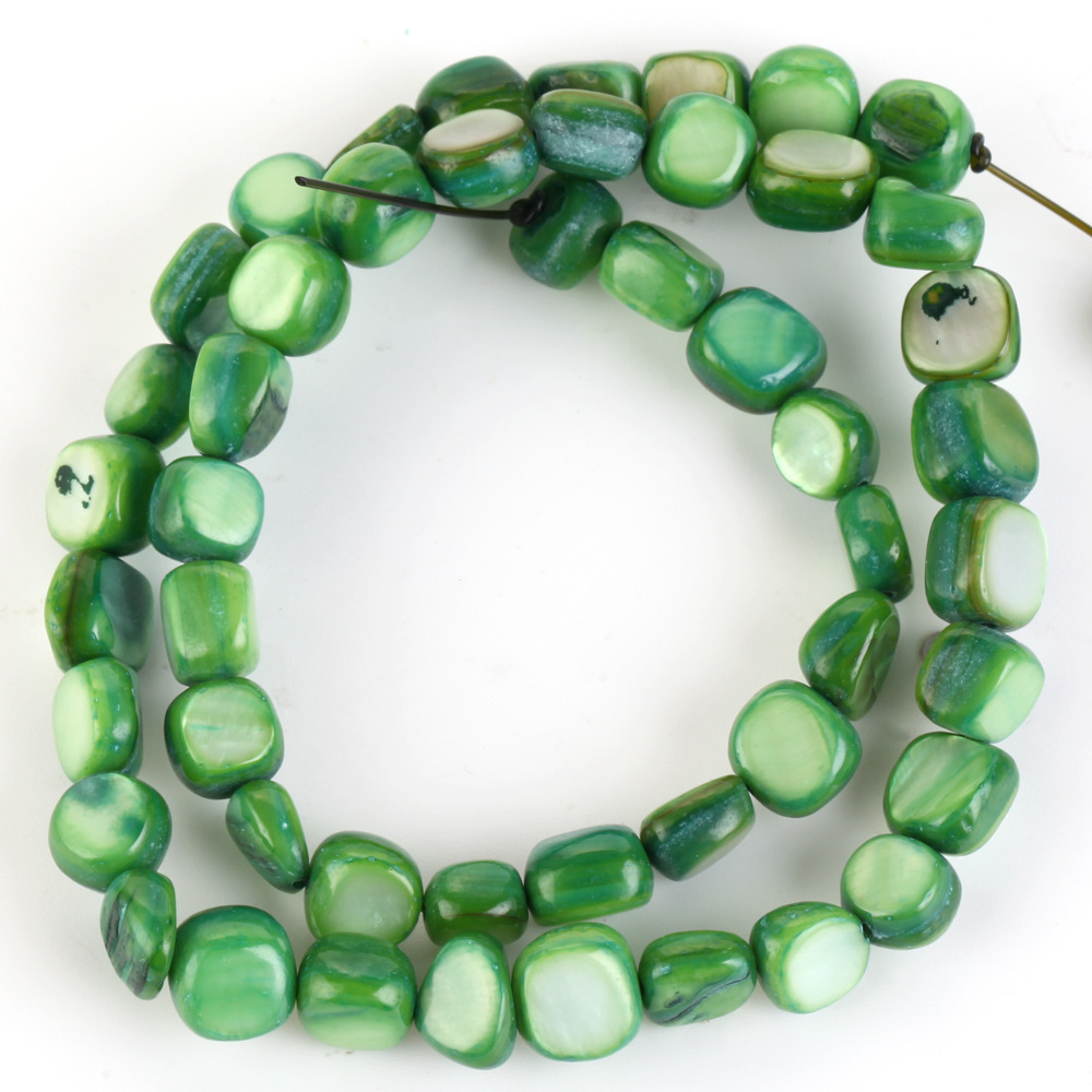 8mm shaped shell green