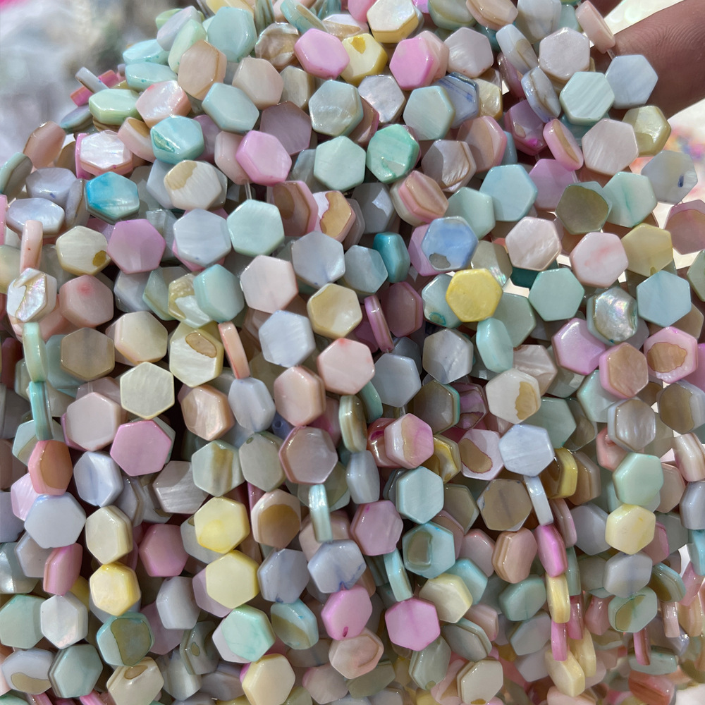 Macaron shell 8mm hexagon