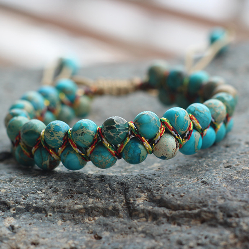Blue Turquoise emperor stone
