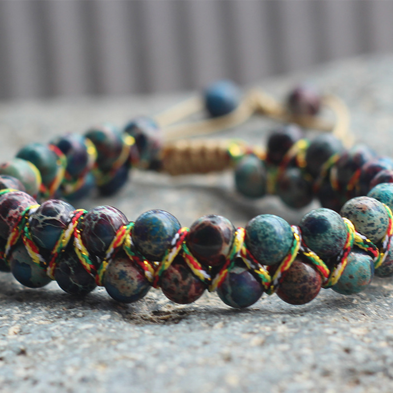 Purple green emperor stone