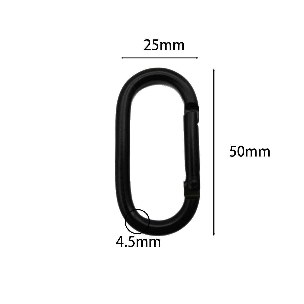No. 5 4.5 wire diameter all black