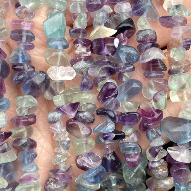 16inch 3-5mm colored stone