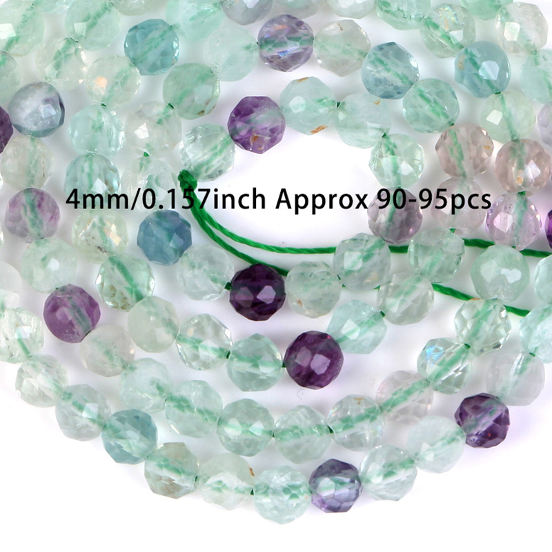 4mm hard drive faceted green fluorite