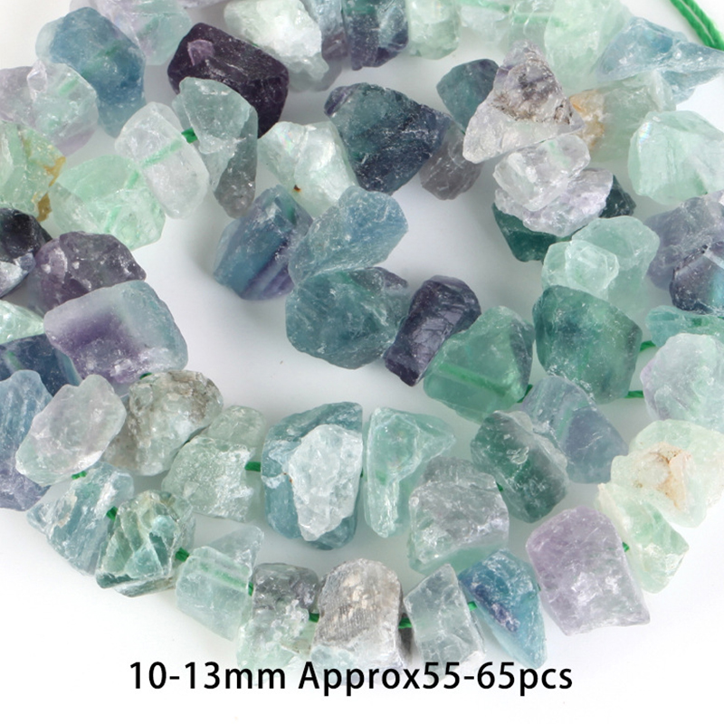 10-13mm medium hole small rough stone color stone