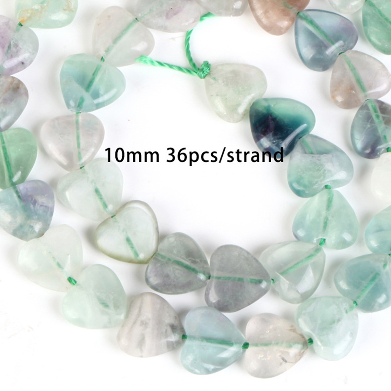 10mm love green fluorite