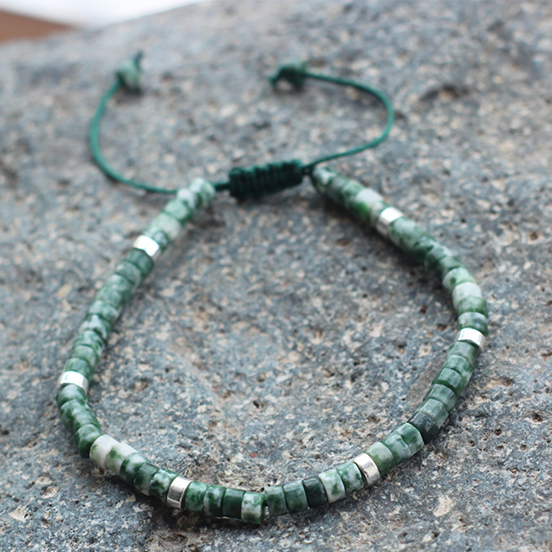 Blue emperor stone silver spacer