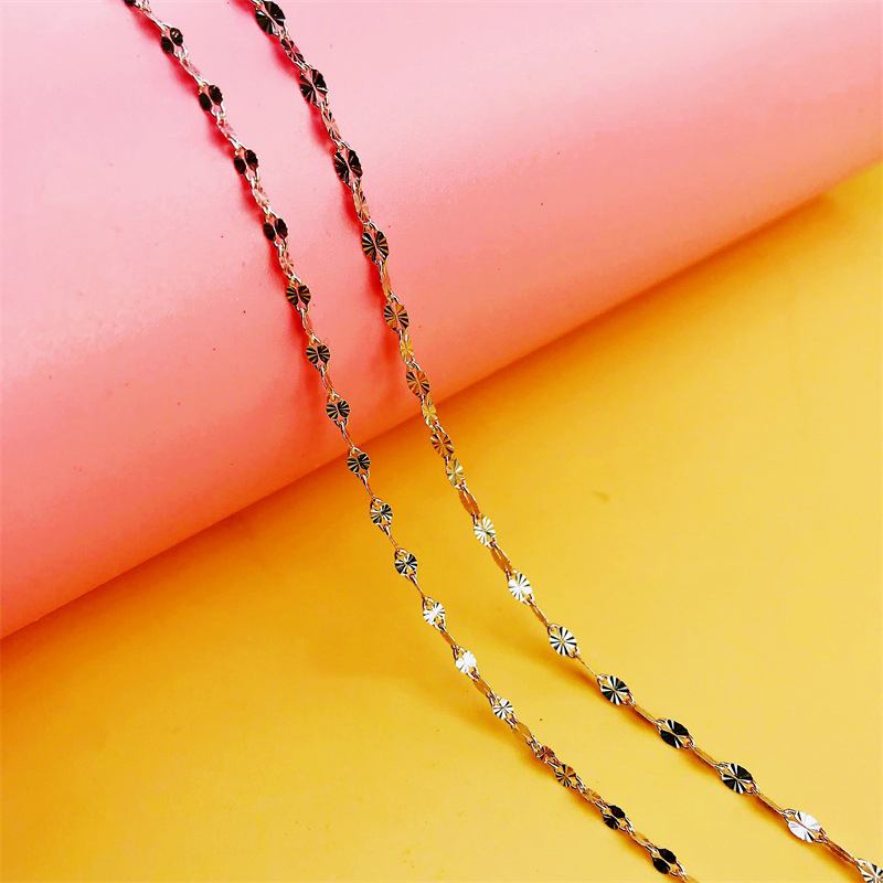 J Snowflake chain width about [2.4mm]]