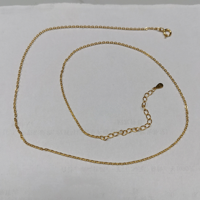Cross Chain -40cm with 5cm extender chain-Yellow