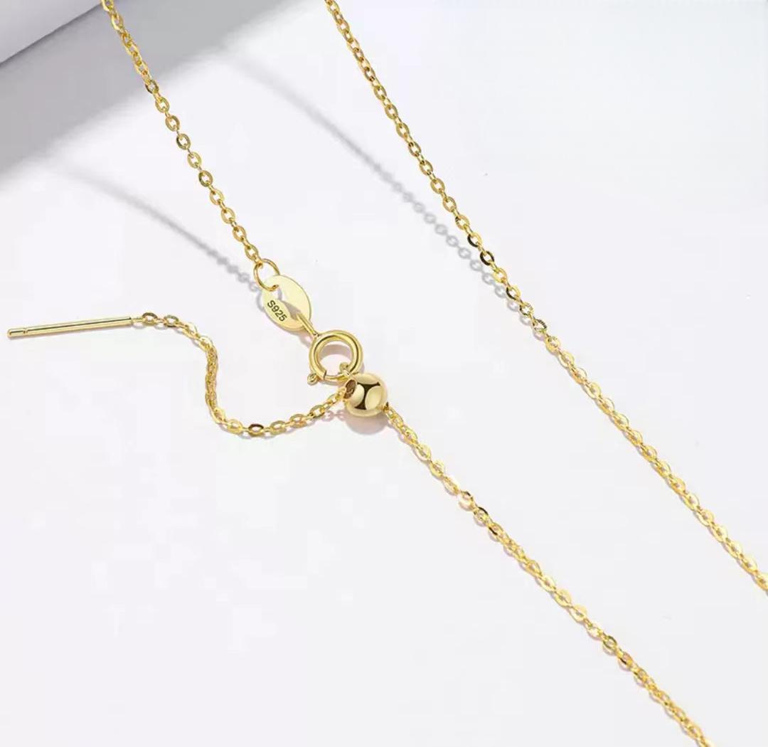 O-word universal chain -45cm-yellow