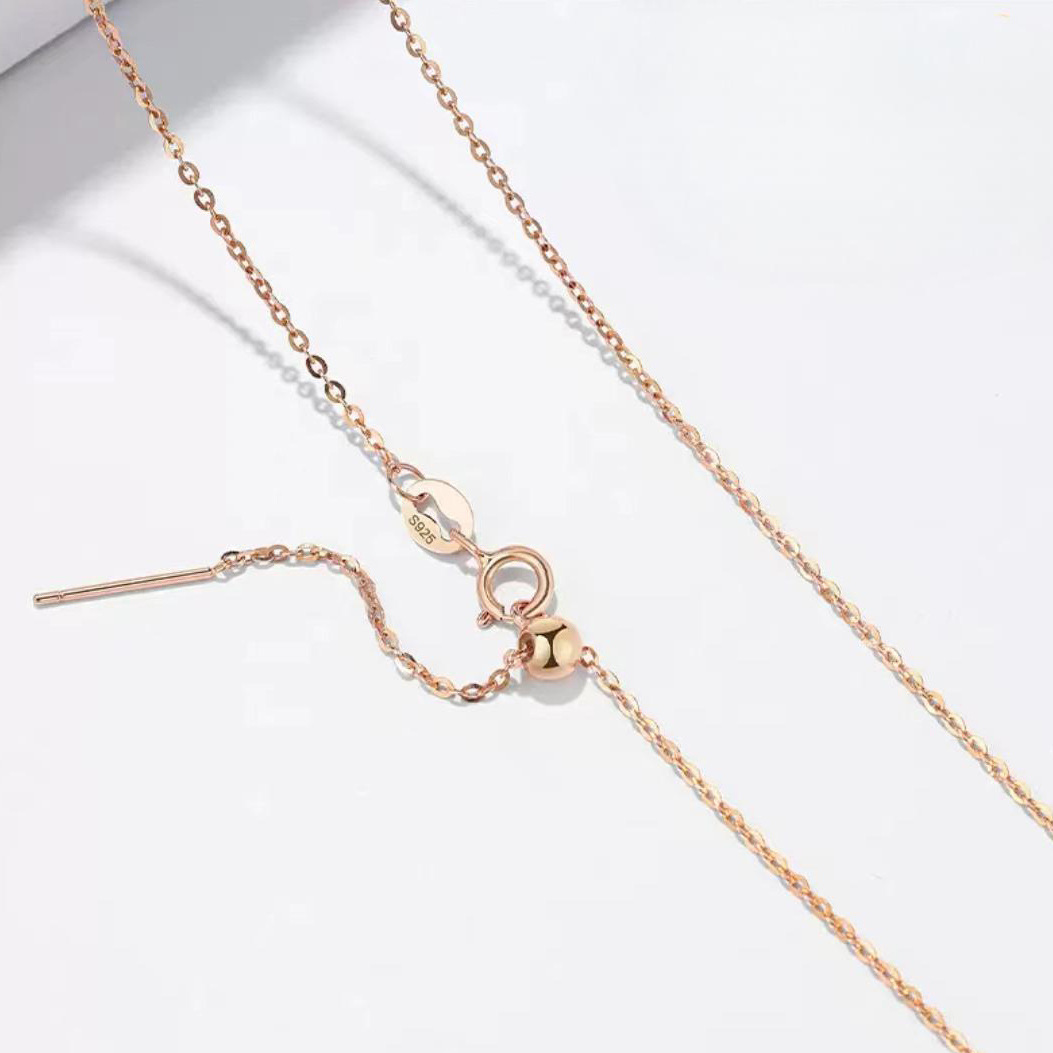 O word universal chain -45CM rose gold