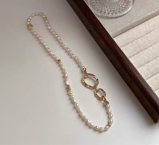 Xl30-2 short necklace 4-5mm/length about 39-40cm