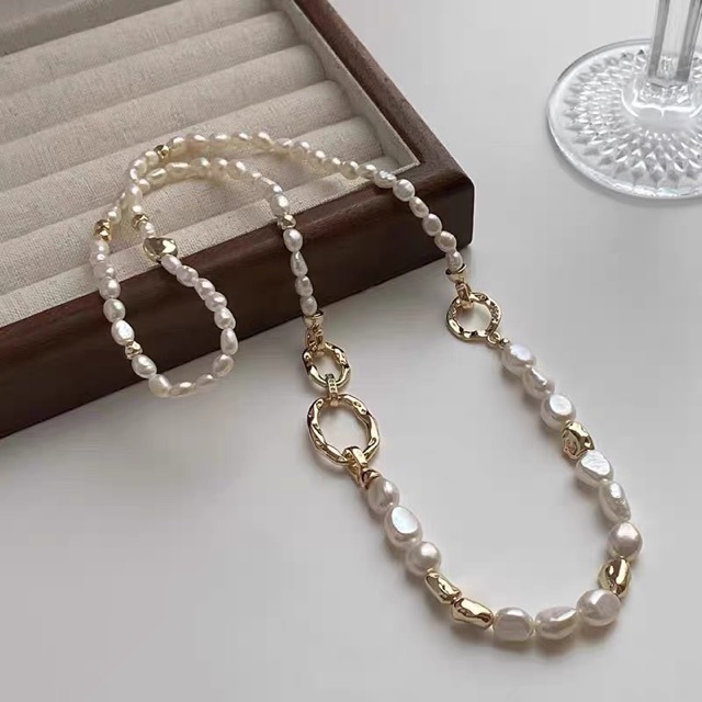 Xl30-1/2 long necklace/detachable combination/one short necklace and one bracelet
